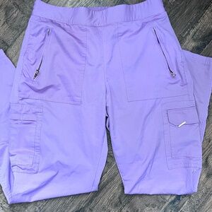 Lauderdale Straight Leg Light Purple Scrub Pant Size Medium